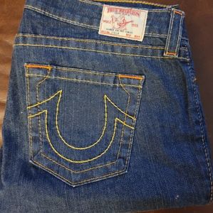 True Religion straight leg jeans
